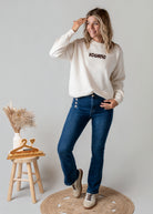 Pull fin beige clair Iconic la boutique de lydie 