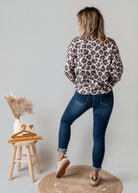 Pull Fin Léopard Pailleté Lurex 