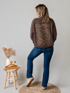 Pull fin chocolat clair Iconic la boutique de lydie