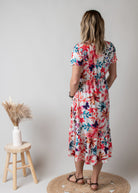 Robe Mi-Longue Fleurie
