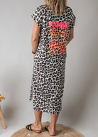 Robe Longue Léopard Femme Iconic