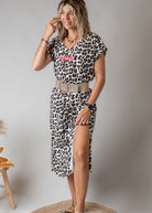 Robe Longue Léopard Femme Iconic