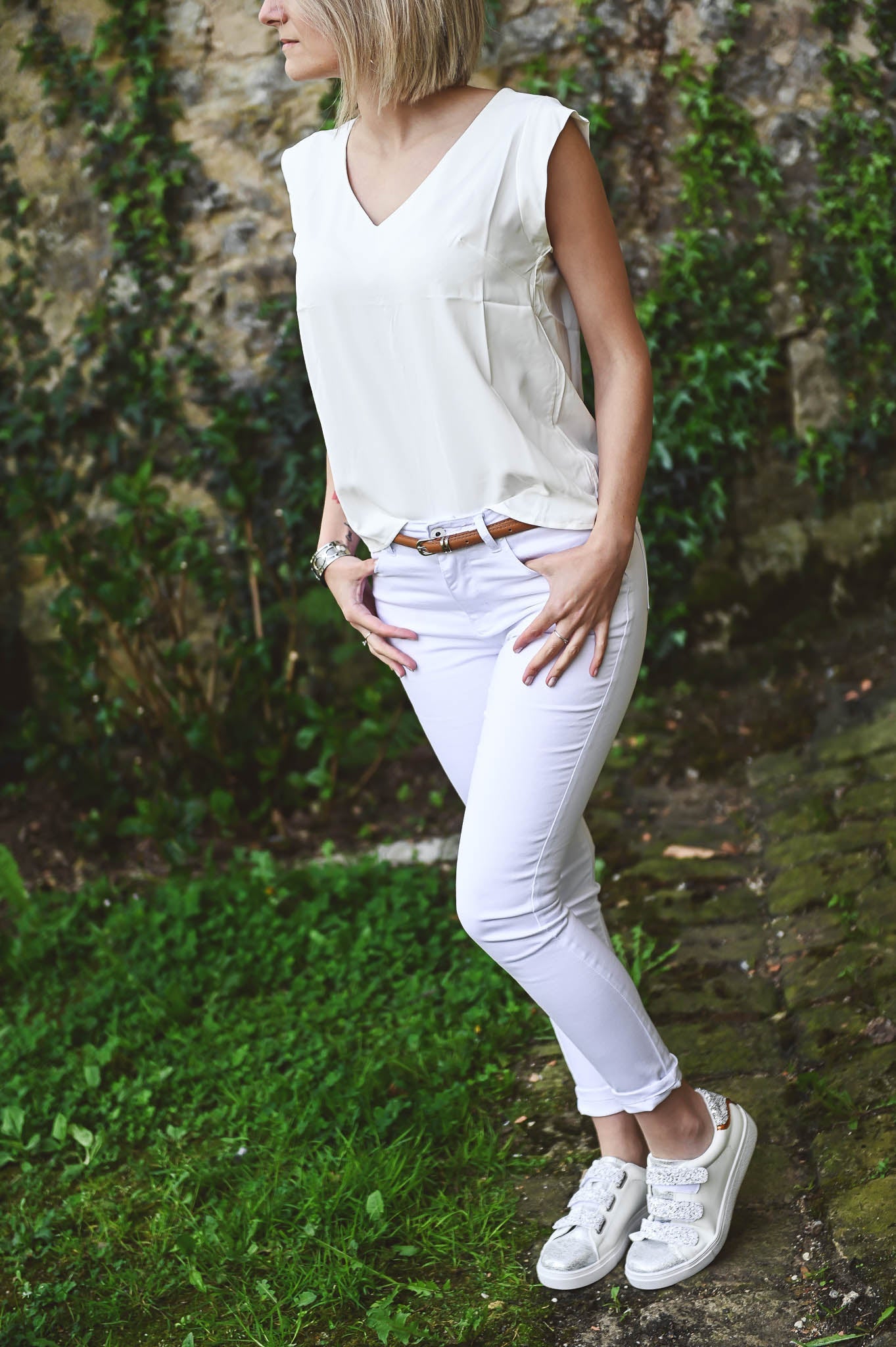 Skinny Alicia blanc - La Boutique de Lydie 34