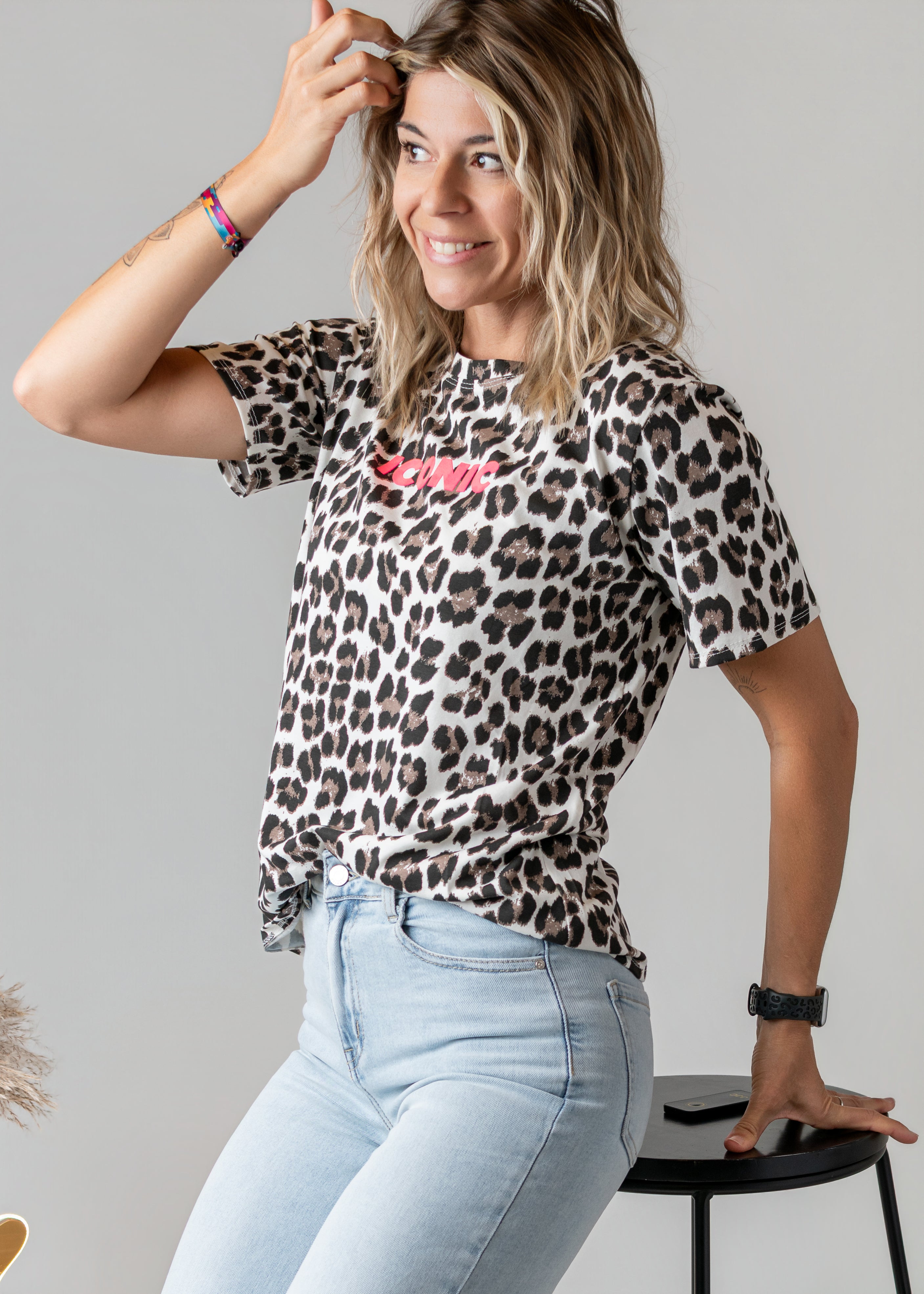 T-shirt Léopard Iconic femme 