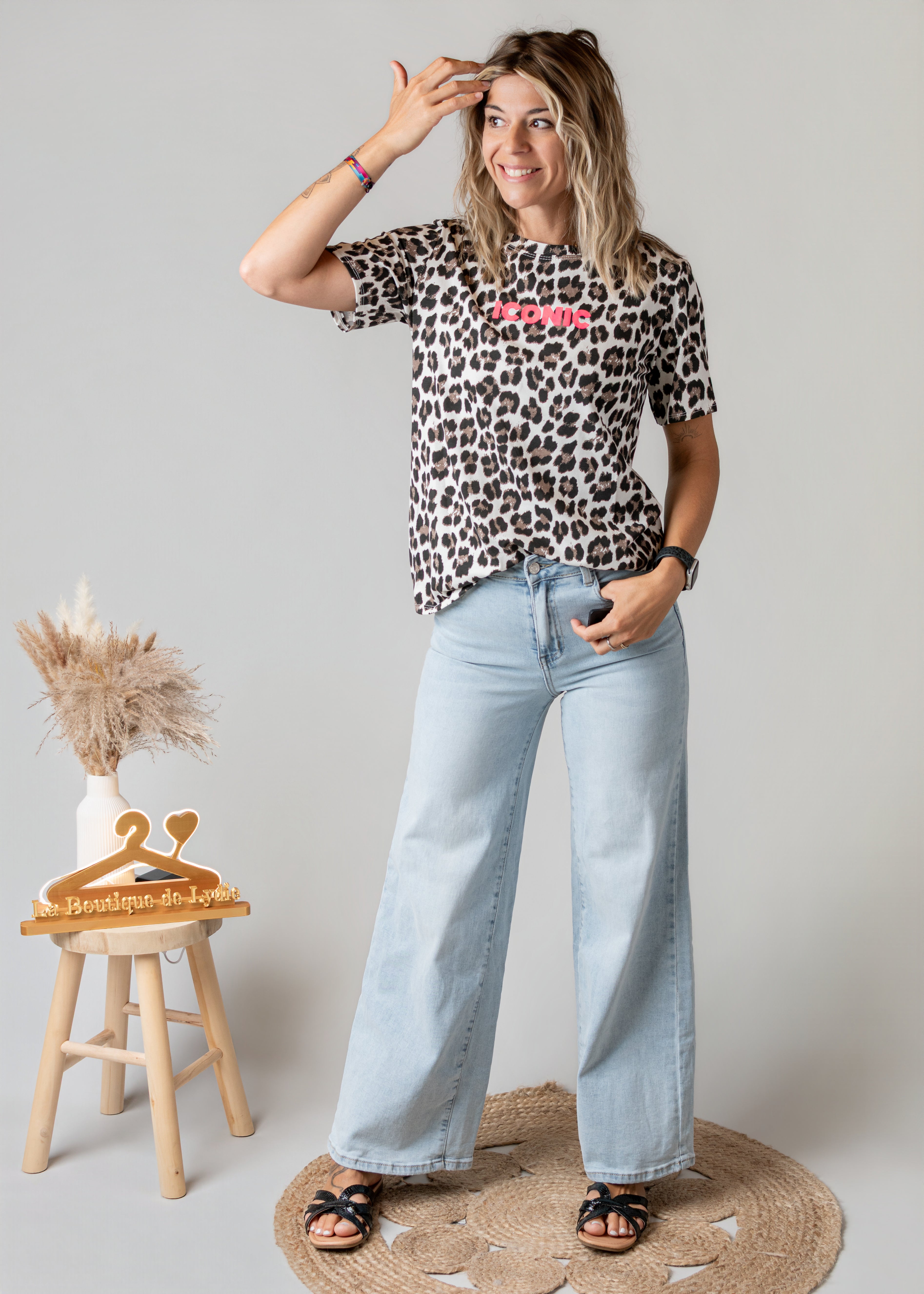 T-shirt Léopard Iconic femme 