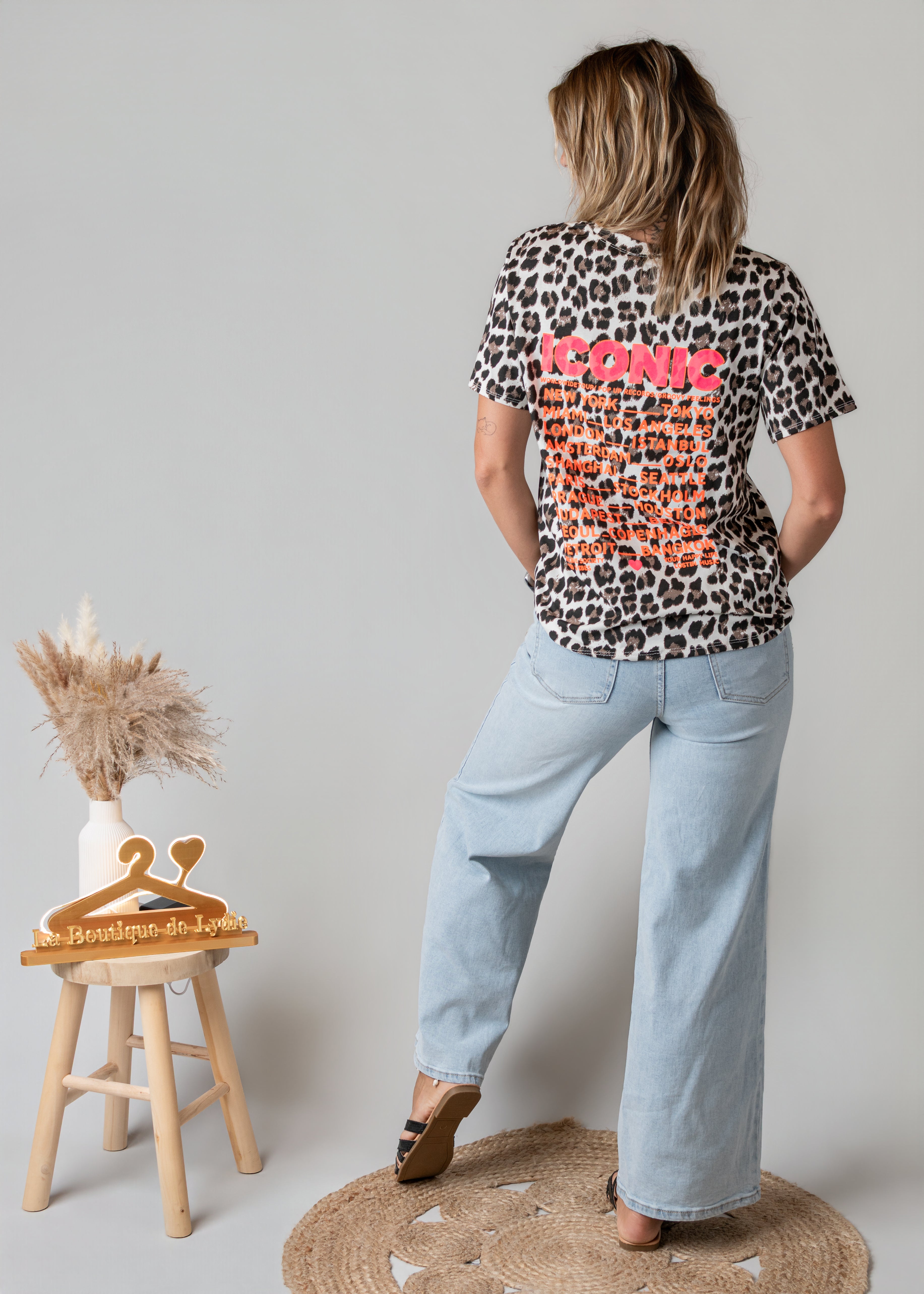 T-shirt Léopard Iconic femme 