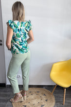 Charger l&#39;image dans la galerie, Pantalon tailleur vert d&#39;eau 
