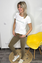 Charger l&#39;image dans la galerie, Pantalon skinny couleur taupe la boutique de lydie
