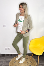 Charger l&#39;image dans la galerie, Pantalon skinny Kaki la boutique de lydie
