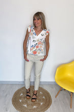 Charger l&#39;image dans la galerie, Pantalon tailleur 7/8, beige
