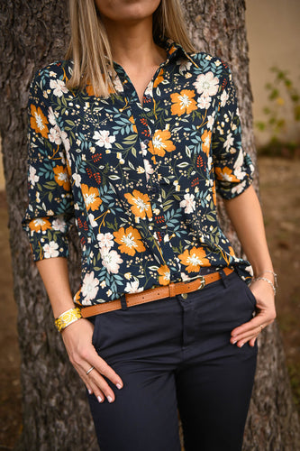 chemise femme motif tropical la boutique de lydie