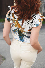 Charger l&#39;image dans la galerie, Pantalon Paper bag beige clair la boutique de lydie
