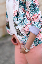 Blazer fleurie Nora