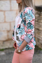 Blazer fleurie Nora