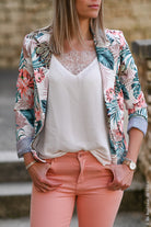 Blazer fleurie Nora